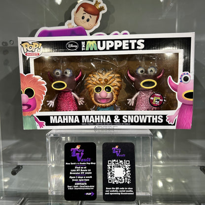 Funko Pop! Disney Muppets - Mahna Mahna and Snowths (3 Pack) Metallic 2012 San Diego Comic Con Exclusive LE 480