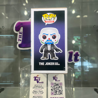 Funko Pop! DC Heroes The Dark Knight Trilogy - Bank Robber Joker (2 Pack) Glow in the Dark Gemini Collectibles Exclusive