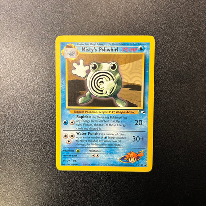 Pokemon TCG Misty's Poliwhirl 53/132 Gym Heroes