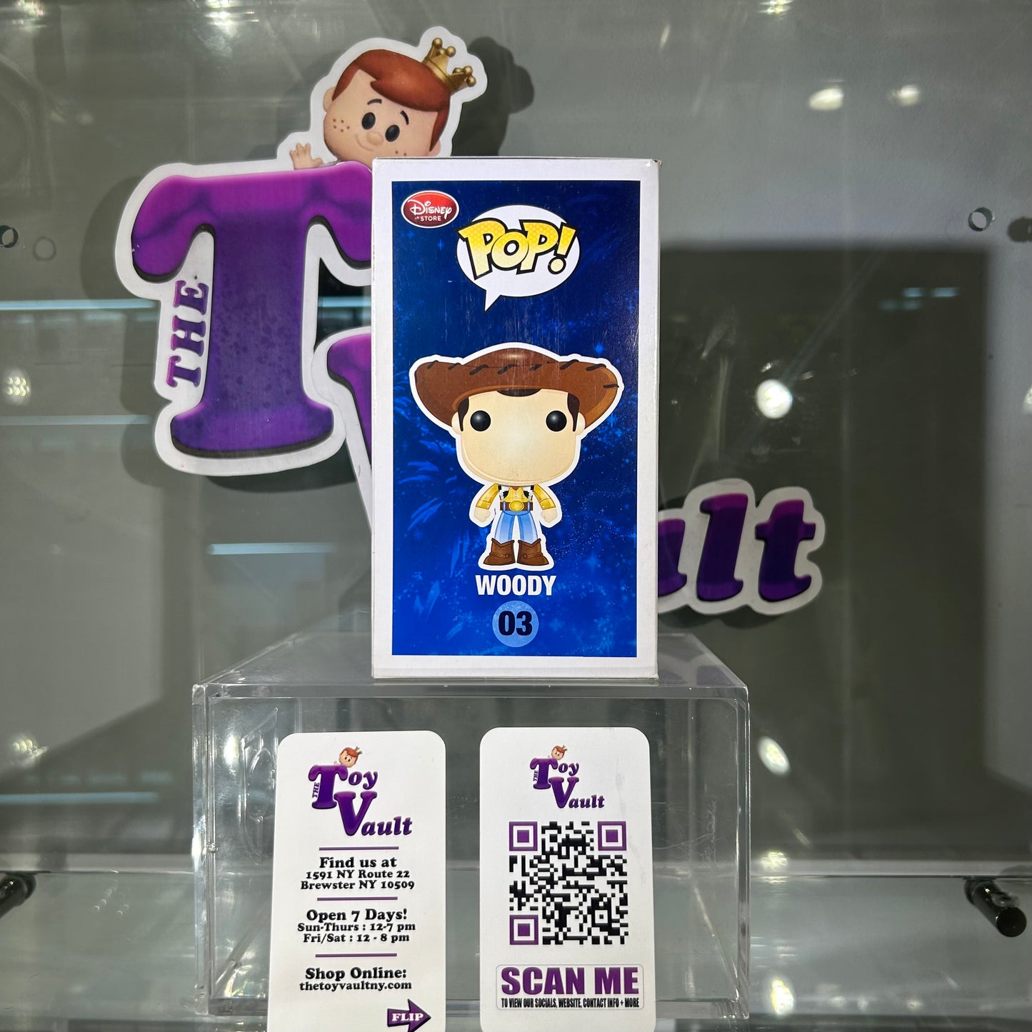 Funko Pop! Disney Toy Story - Woody #01 (Store Logo Double Stamp)