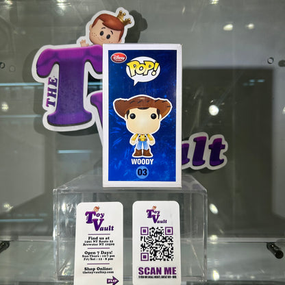 Funko Pop! Disney Toy Story - Woody #01 (Store Logo Double Stamp)