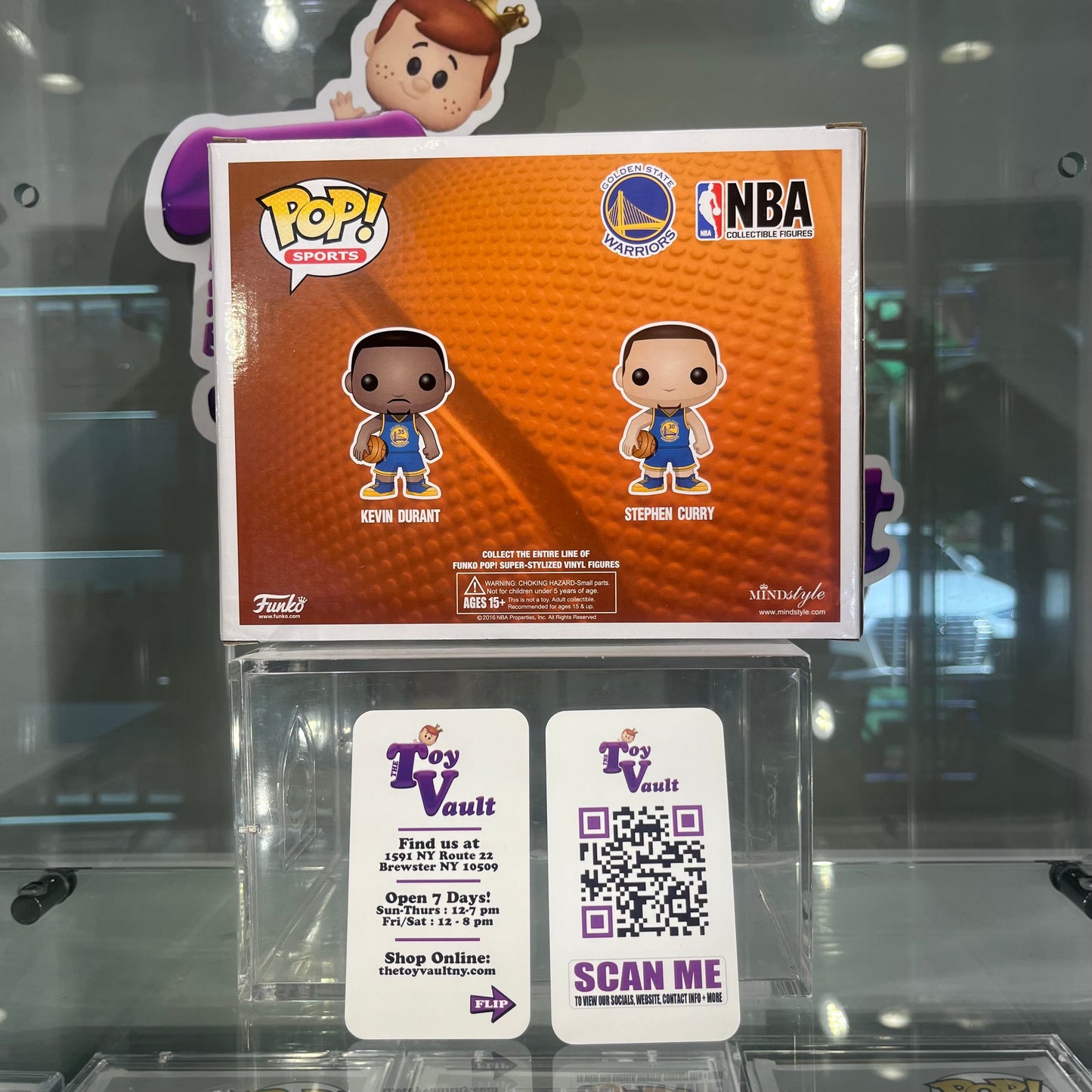 Funko Pop! Sports NBA Basketball - Kevin Durant and Steph Curry (2 Pack) Asia Exclusive (Golden State Warriors)