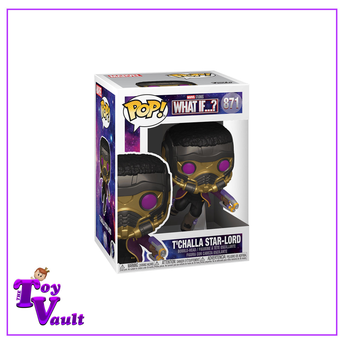 Funko Pop! Marvel What If - T'Challa Star Lord #871 Boxlunch Exclusive