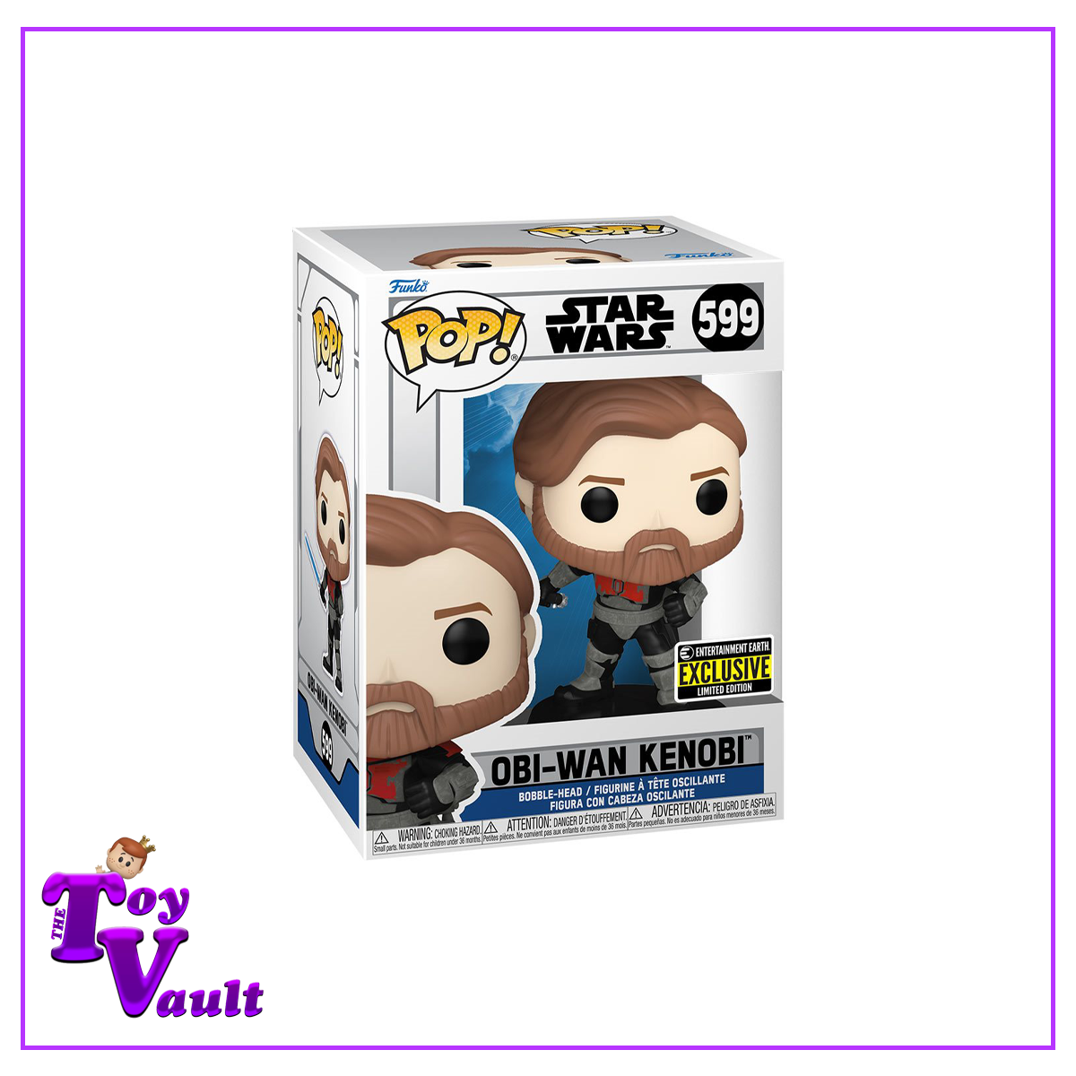 Funko Pop! Star Wars - Obi Wan Kenobi #599 Entertainment Earth Exclusive