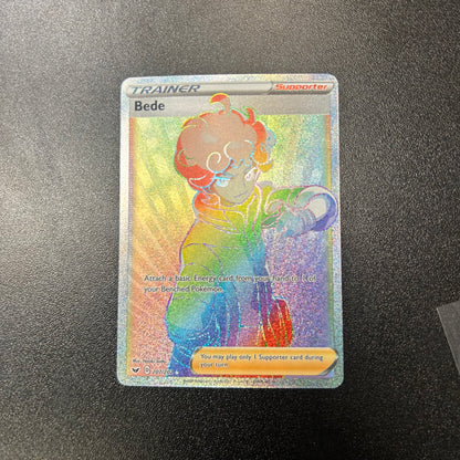 Pokemon TCG Bede Rainbow Secret 207/202