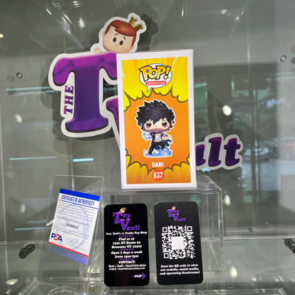 Funko Pop! Animation My Hero Academia - Dabi #637 NYCC Shared Exclusive Signed by Jason Liebrecht