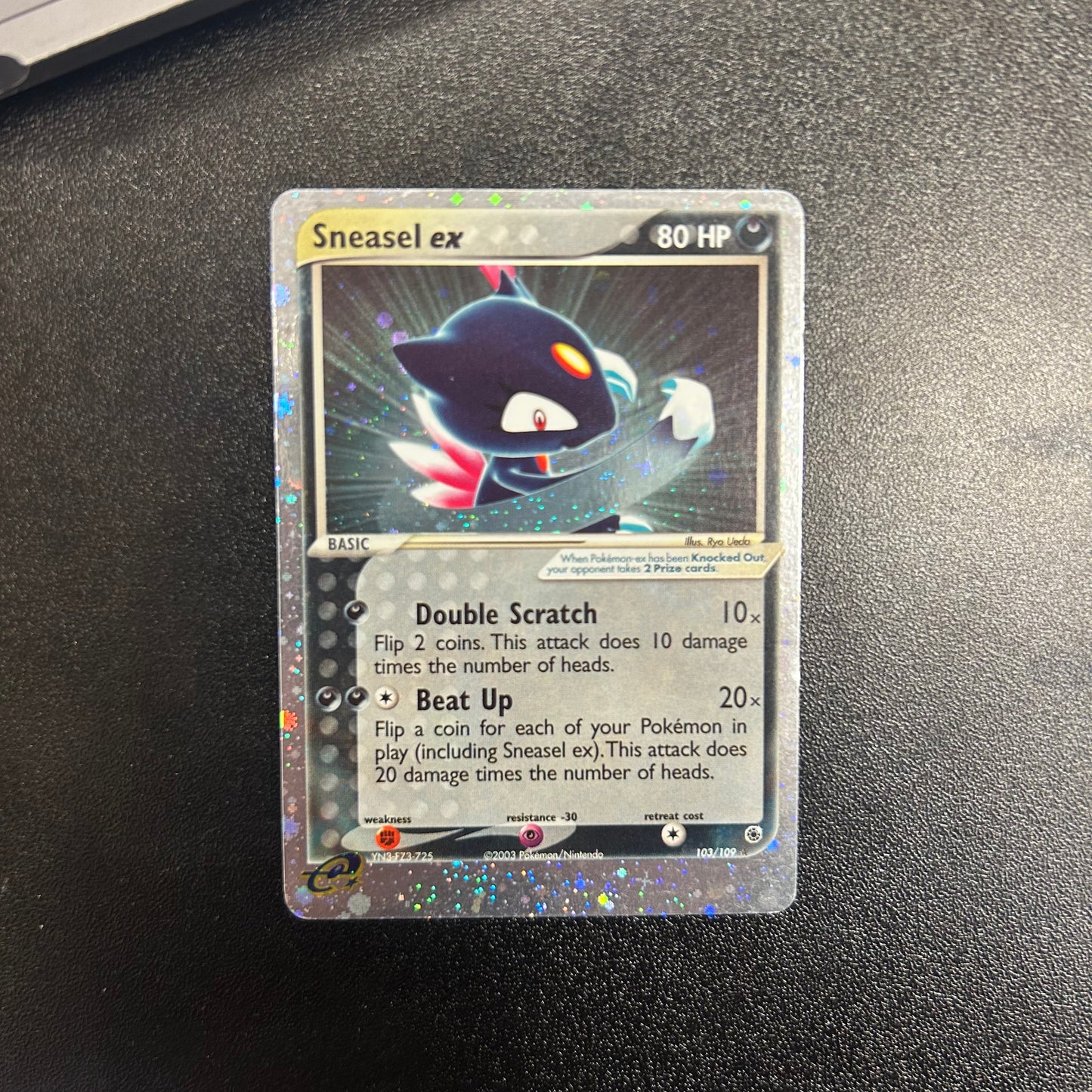 Pokemon TCG Sneasel ex 103/109