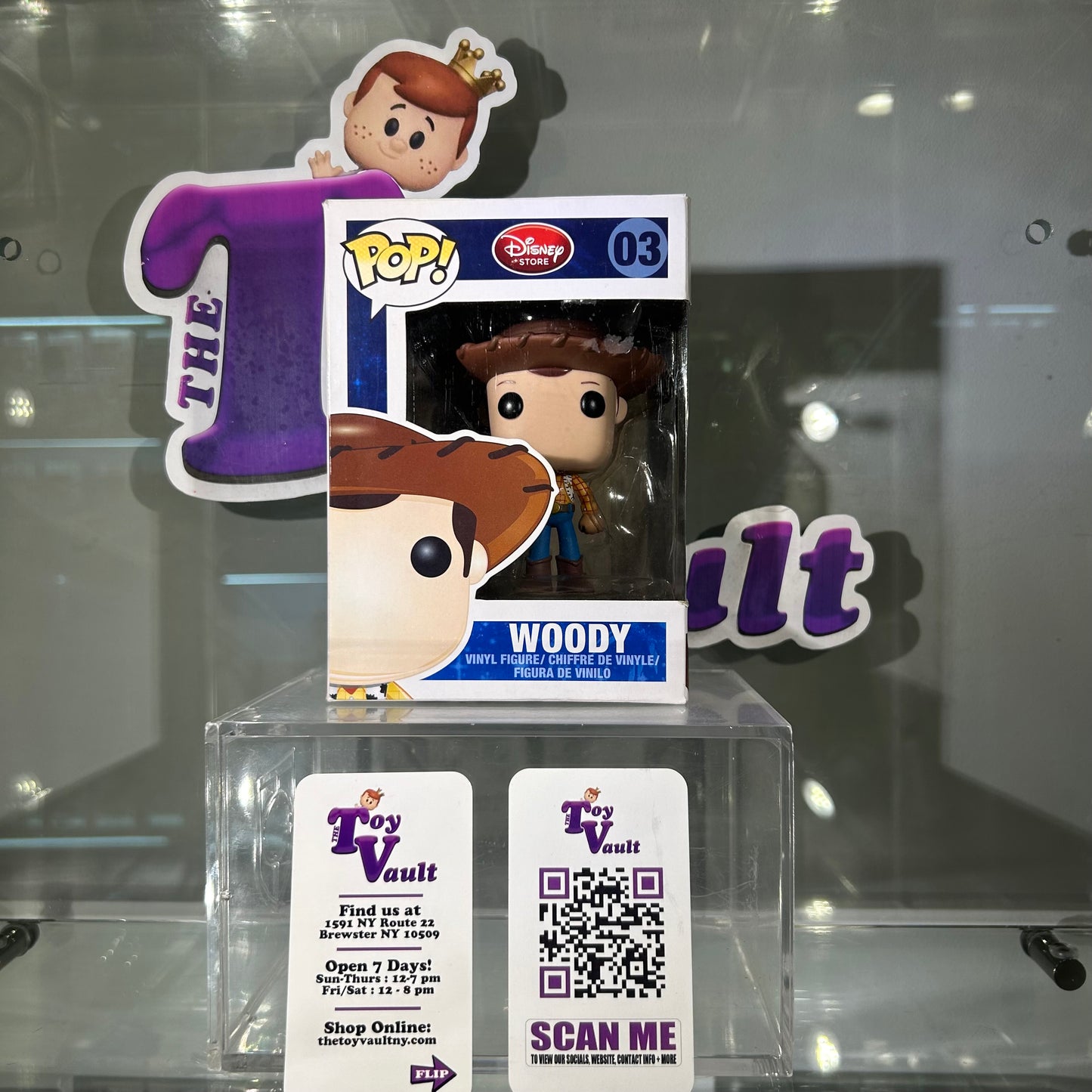 Funko Pop! Disney Toy Story - Woody #01 (Store Logo Double Stamp)