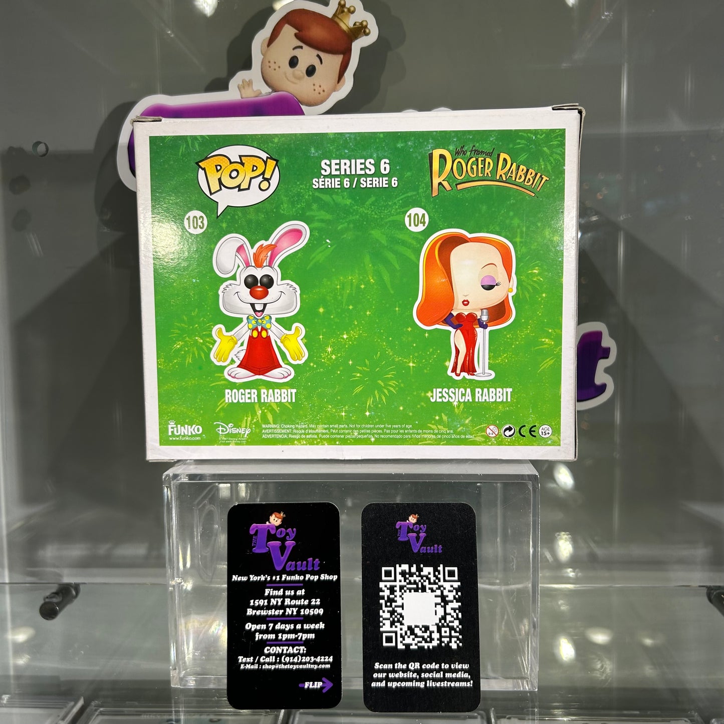 Funko Pop! Disney Roger Rabbit - Roger and Jessica Rabbit (2 Pack) 2014 Asia Holidays Exclusive