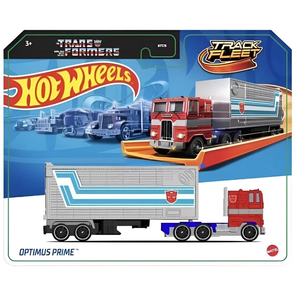 Mattel Transformers Hot Wheels Optimus Prime Truck 1:64 Scale Die-Cast Metal Vehicle