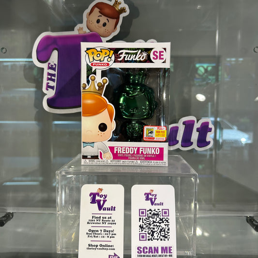 Funko Pop! Icons - Freddy Funko (Green Chrome) SE 2018 San Diego Comic Con Exclusive LE 1000