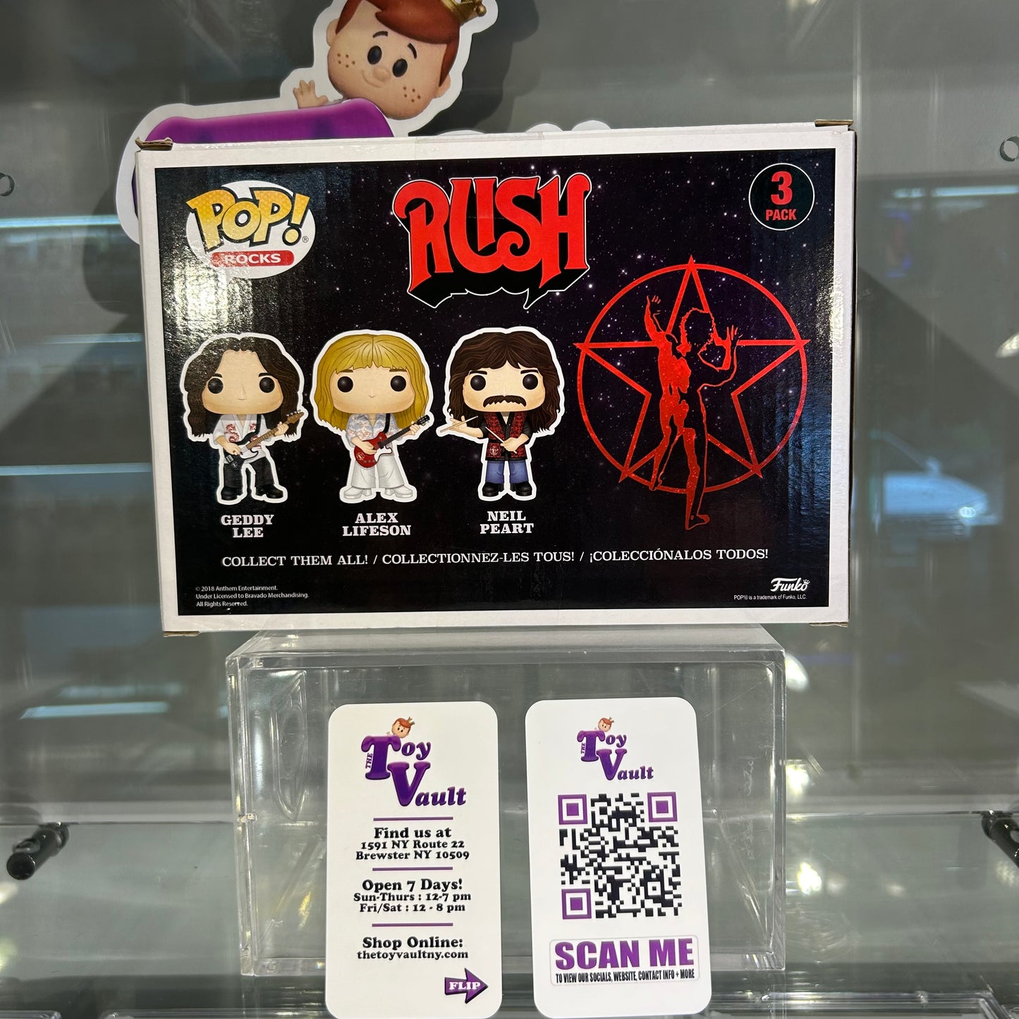 Funko Pop! Music Rush - Geddy Lee / Alex Lifeson / Neil Peart (3 Pack)