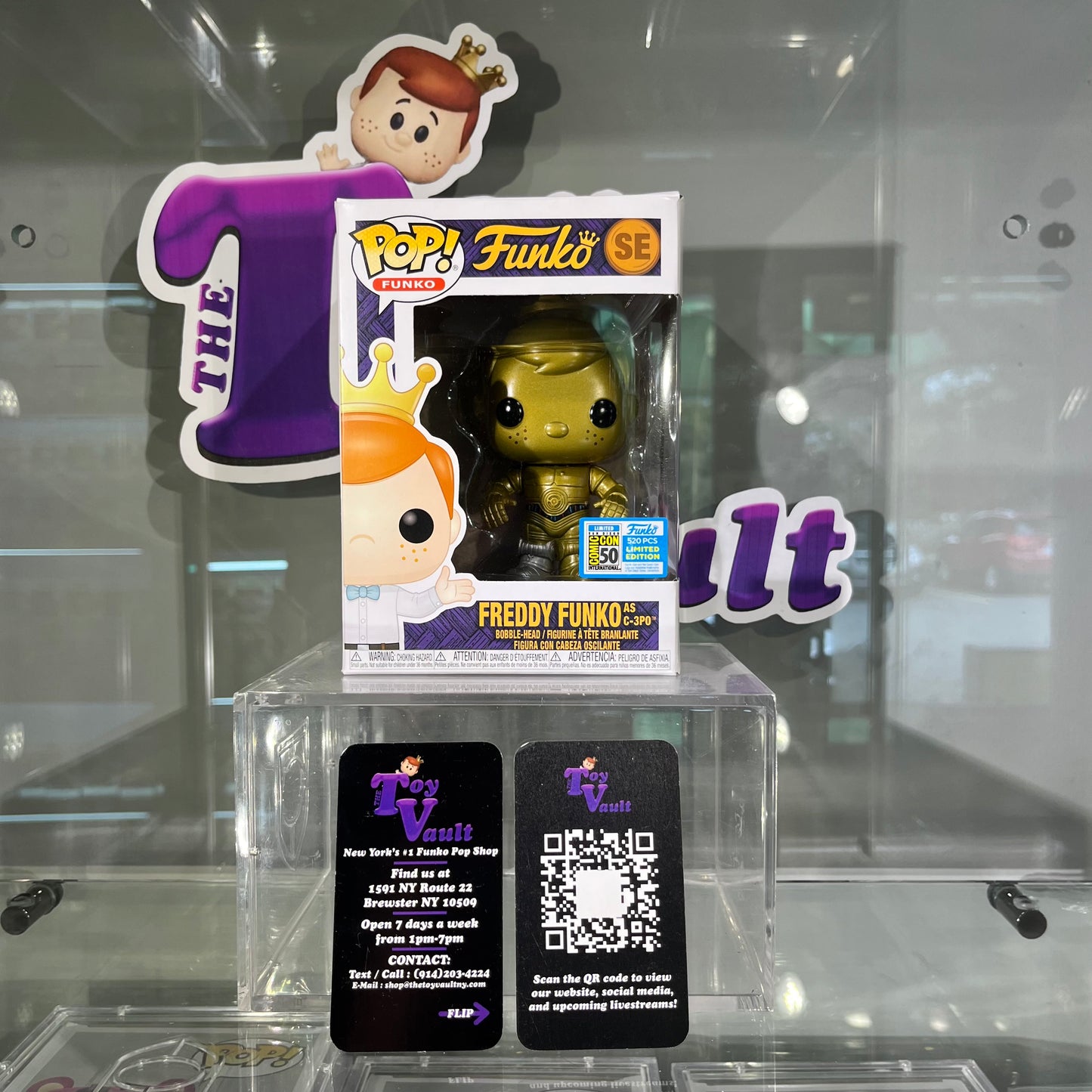 Funko Pop! Icons Star Wars - Freddy Funko as C-3PO SE San Diego Comic Con Exclusive LE 520