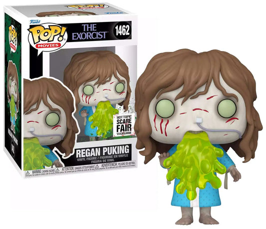 Funko Pop! Horror The Exorcist - Regan Puking #1462 Hot Topic Scare Fair Exclusive