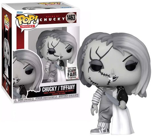 Funko Pop! Horror Bride of Chucky - Chucky / Tiffany #1463 Hot Topic Scare Fair Exclusive