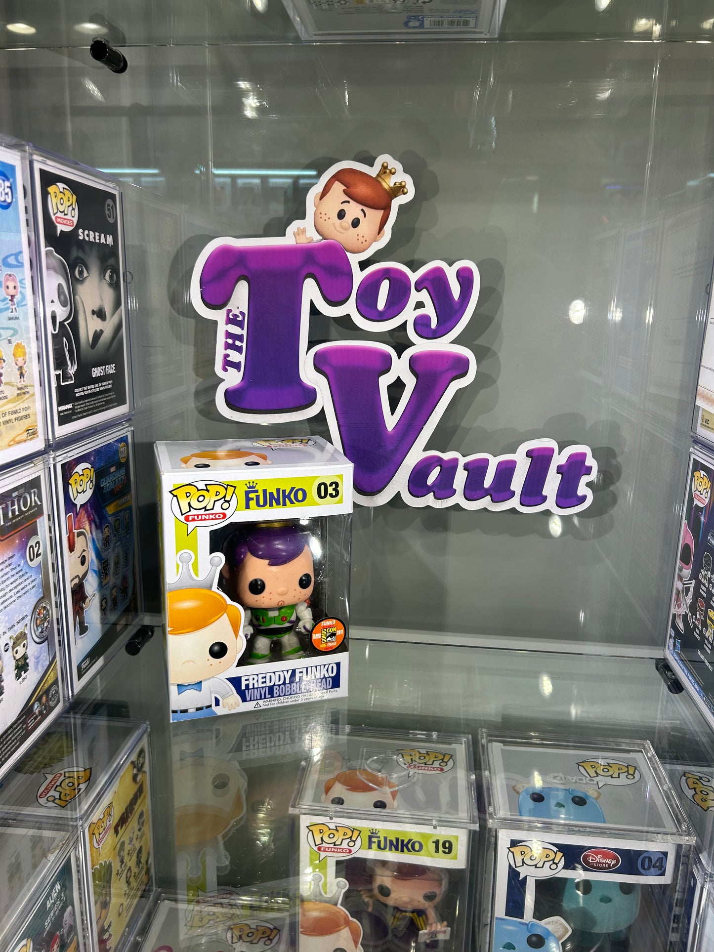 [SOLD 7.12.24] Funko Pop! Icons Disney Toy Story - Freddy Funko as Buzz Lightyear #03 2011 San Diego Comic Con Exclusive LE 125