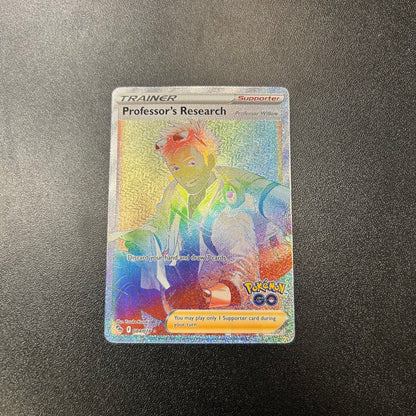 Pokemon TCG Professor's Research Rainbow Secret 084/078