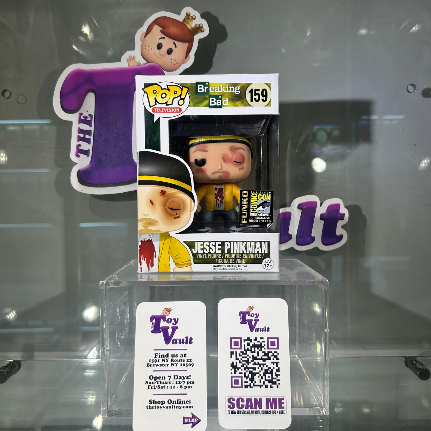 [SOLD 8.1.24] Funko Pop! Television Breaking Bad - Jesse Pinkman (Beat Up) #159 2014 San Diego Comic Con Exclusive LE 2500