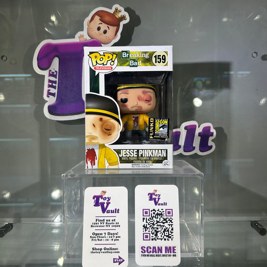 [SOLD 8.1.24] Funko Pop! Television Breaking Bad - Jesse Pinkman (Beat Up) #159 2014 San Diego Comic Con Exclusive LE 2500