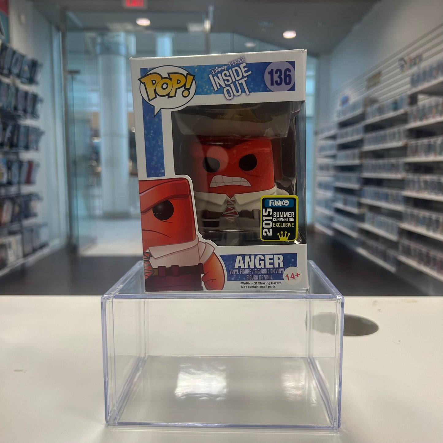 Funko Pop! Disney Inside Out - Anger #136 SDCC Shared Exclusive