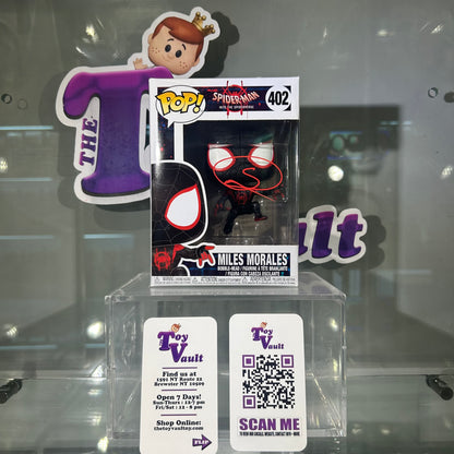 Funko Pop! Marvel Spider-Man Into The Spiderverse - Miles Morales #402 Signed by Shameik Moore