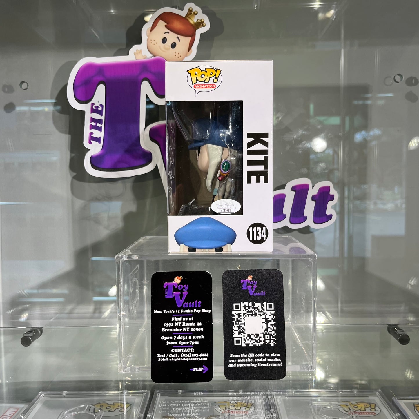 Funko Pop! Animation Hunter x Hunter - Kite #1134 Signed by Christopher Corey Smith