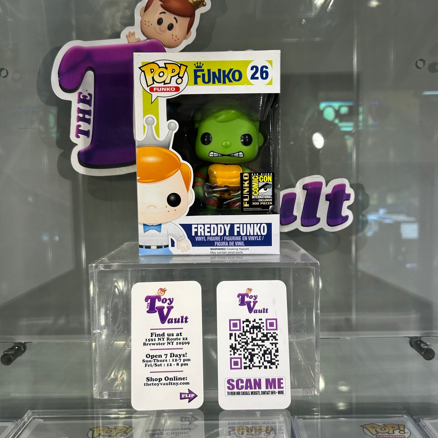 Funko Pop! Icons Television Teenage Mutant Ninja Turtles - Freddy Funko as Raphael #26 San Diego Comic Con Exclusive LE 300