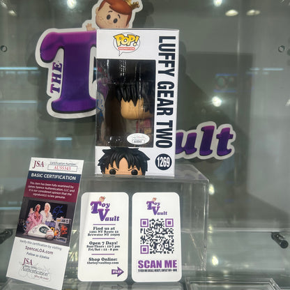 Funko Pop! Animation One Piece - Luffy Gear Two #1269 CHASE Fundom Exclusive Signed by Colleen Clinkenbeard