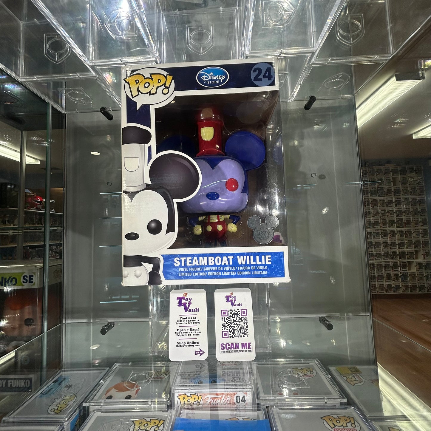 Funko Pop! Disney Originals - Steamboat Willie #24 (Blue/Purple) 9-inch D23 Expo 2013 Exclusive LE 250