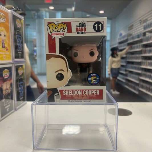 Funko Pop! Television Big Bang Theory - Sheldon Cooper (Superman Shirt) #11 2012 San Diego Comic Con Exclusive LE 1000