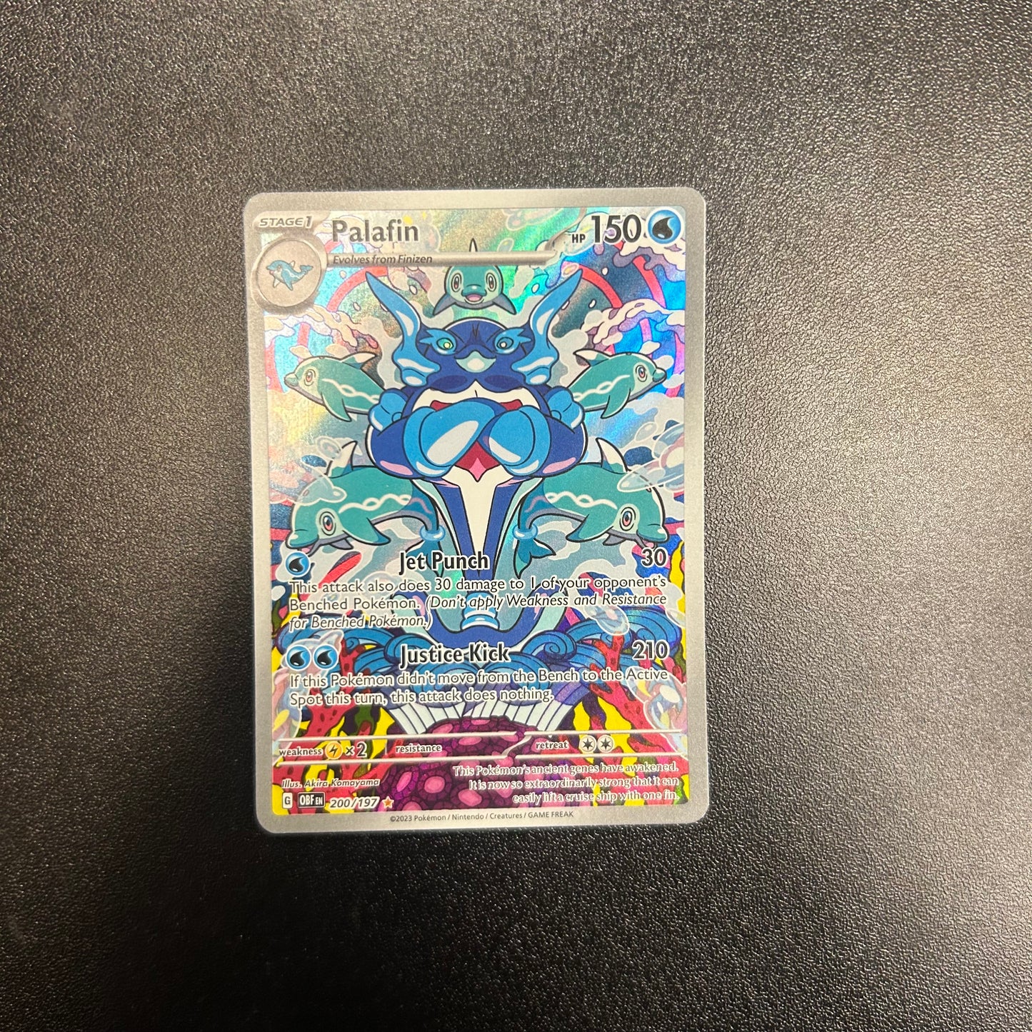 Pokemon TCG Palafin Full Art 200/197 Obsidian Flames