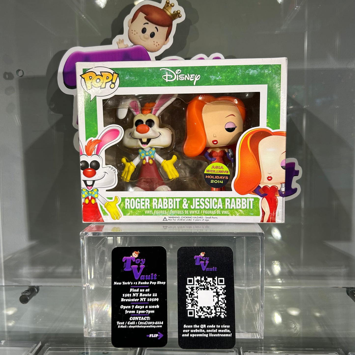 Funko Pop! Disney Roger Rabbit - Roger and Jessica Rabbit (2 Pack) 2014 Asia Holidays Exclusive