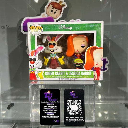 Funko Pop! Disney Roger Rabbit - Roger and Jessica Rabbit (2 Pack) 2014 Asia Holidays Exclusive