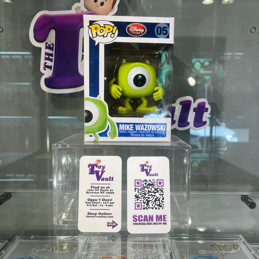 Funko Pop! Disney Monsters Inc - Mike Wazowski #05 (Store Logo) Double Stamp