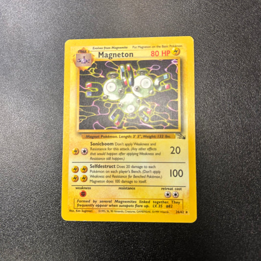 Pokemon TCG Fossil Magneton 26/62