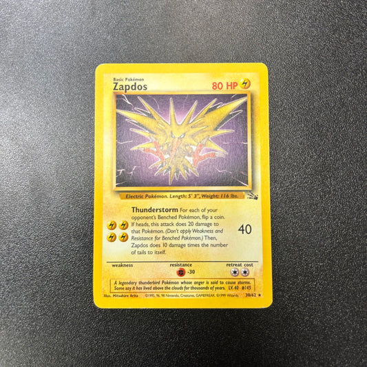 Pokemon TCG Fossil Zapdos 30/62