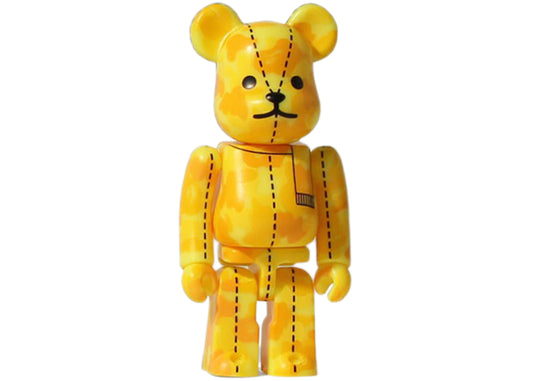 Medicom BE@RBRICK A Bathing Ape 28th Anniversary Camo #3 Yellow Bearbrick (100%)