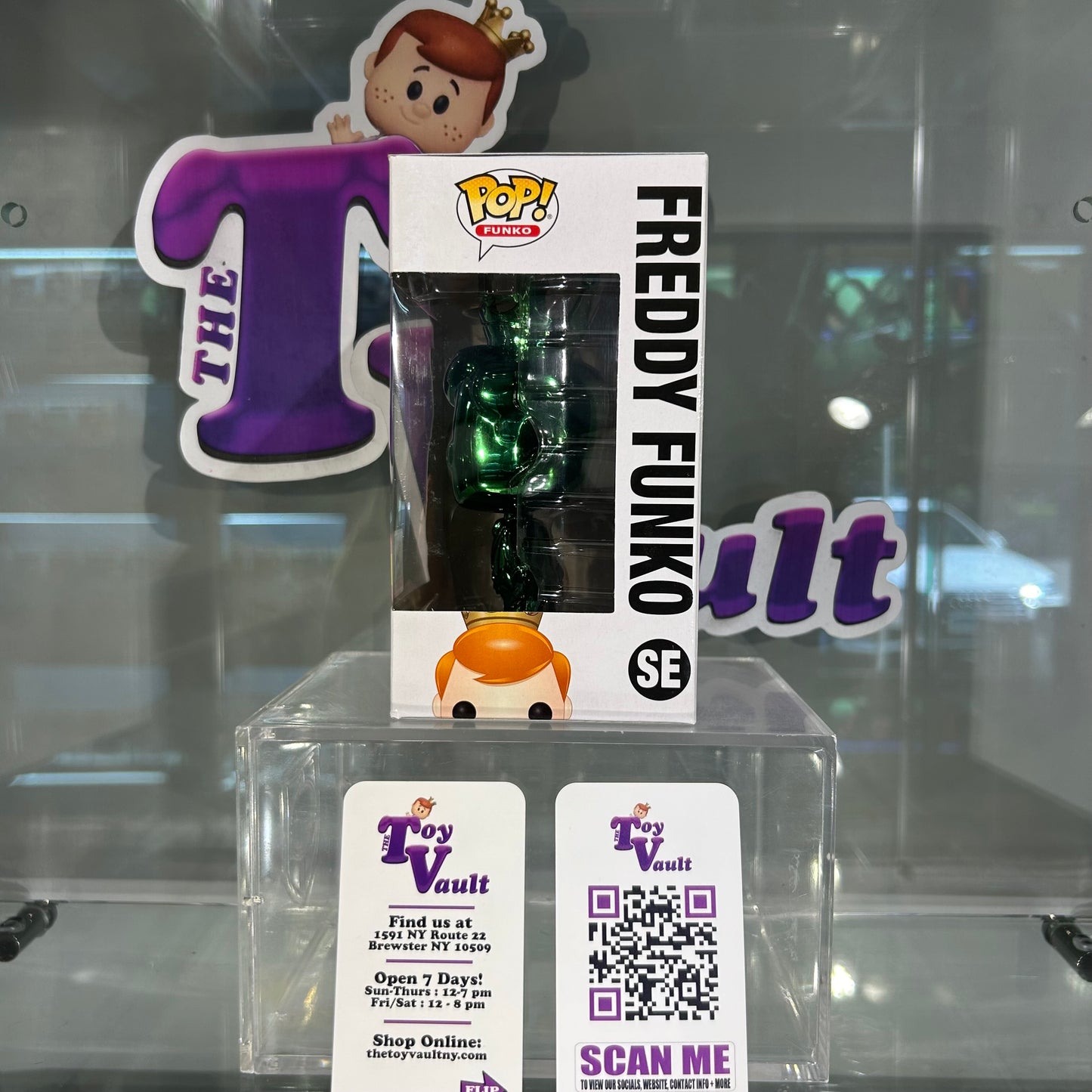 Funko Pop! Icons - Freddy Funko (Green Chrome) SE 2018 San Diego Comic Con Exclusive LE 1000