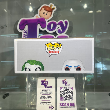 Funko Pop! DC Heroes The Dark Knight Trilogy - Bank Robber Joker (2 Pack) Glow in the Dark Gemini Collectibles Exclusive