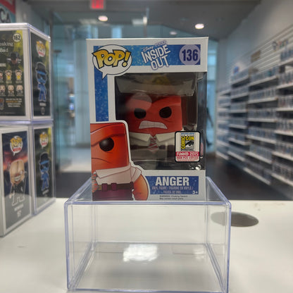 Funko Pop! Disney Inside Out - Anger #136 San Diego Comic Con Exclusive LE 1008