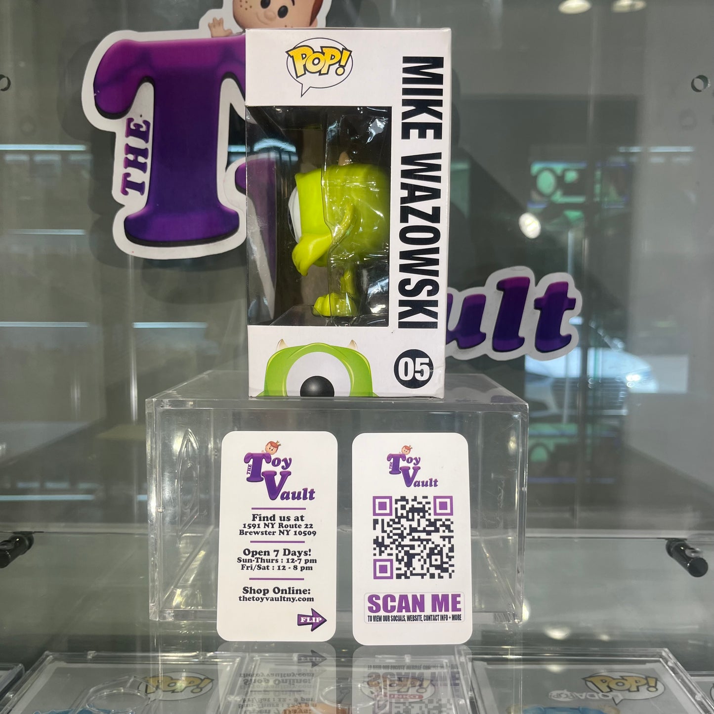 Funko Pop! Disney Monsters Inc - Mike Wazowski #05 (Store Logo) Double Stamp