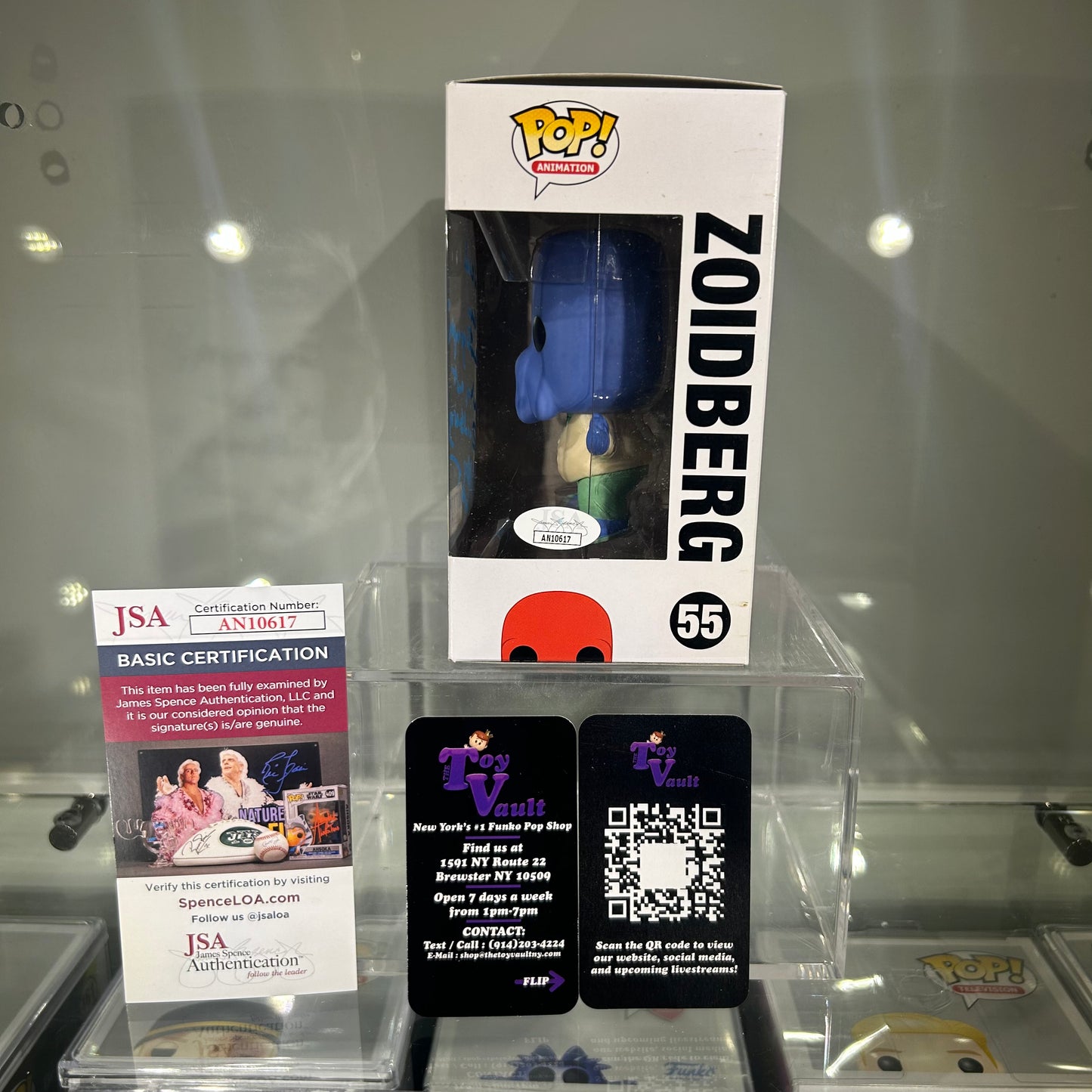 Funko Pop! Television Futurama - Alternate Universe Zoidberg #55 Signed by Billy West Hot Topic Exclusive