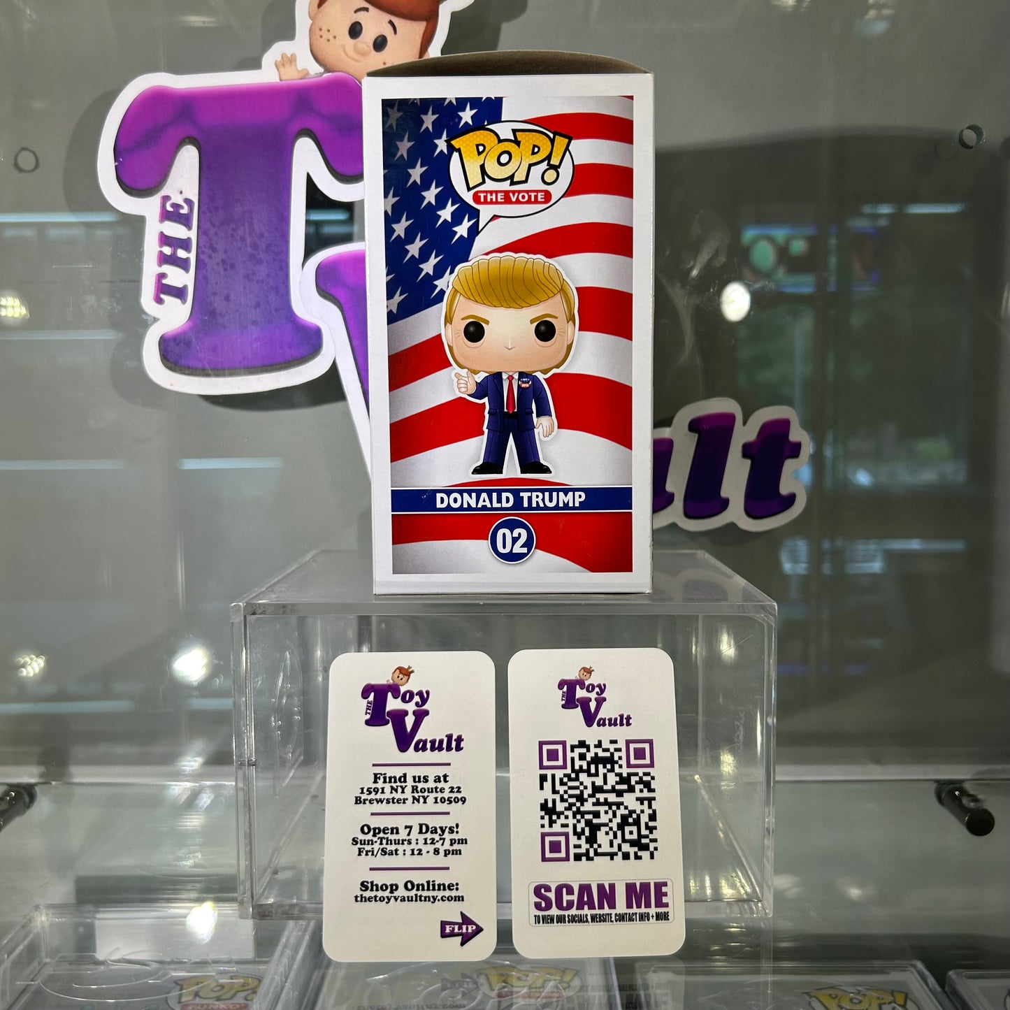 [SOLD 7.28.24] Funko Pop! Icons Politics Road to the White House - Donald Trump #02