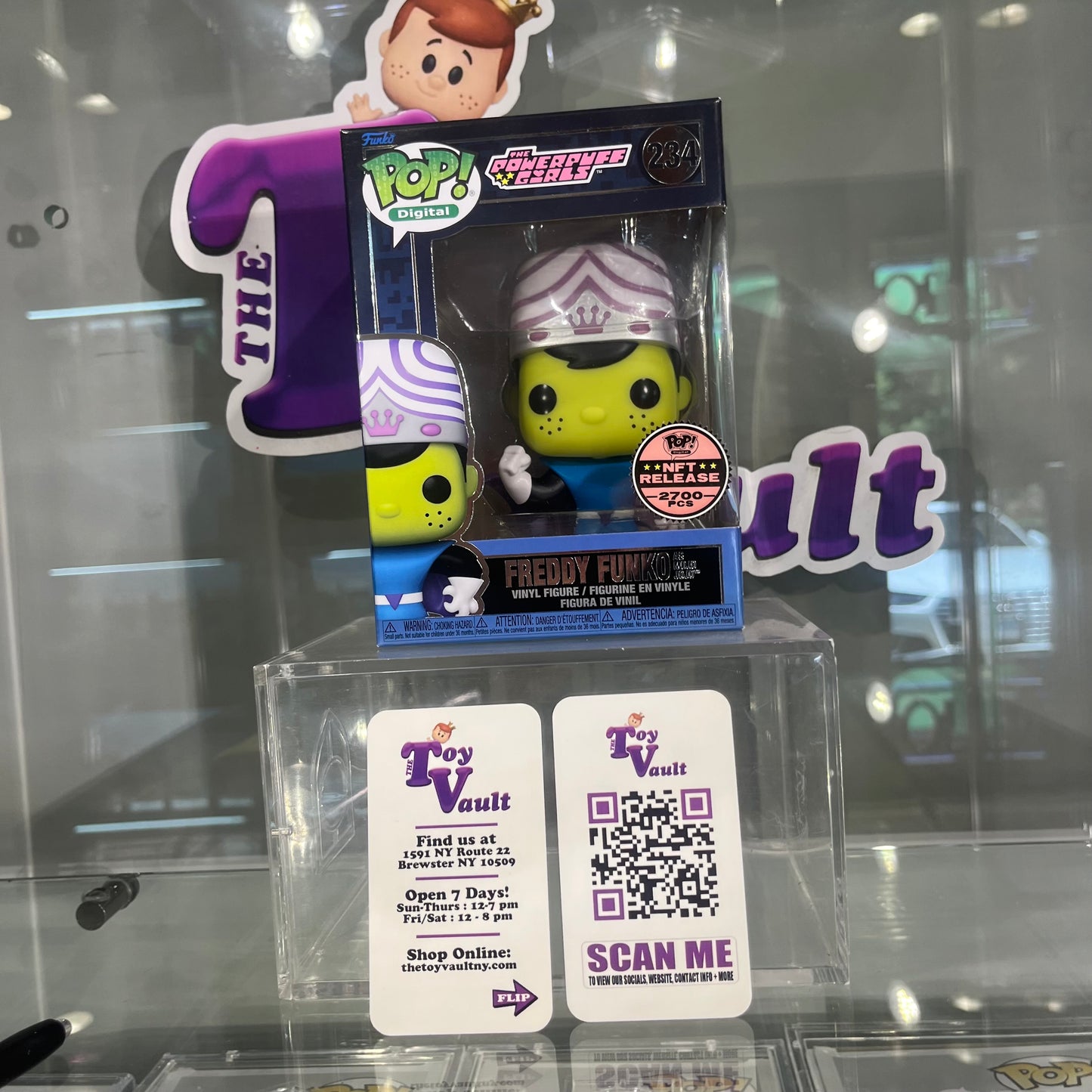 Funko Pop! Icons Television Powerpuff Girls - Freddy Funko as Mojo Jojo #234 NFT Redeemable Release LE 2700