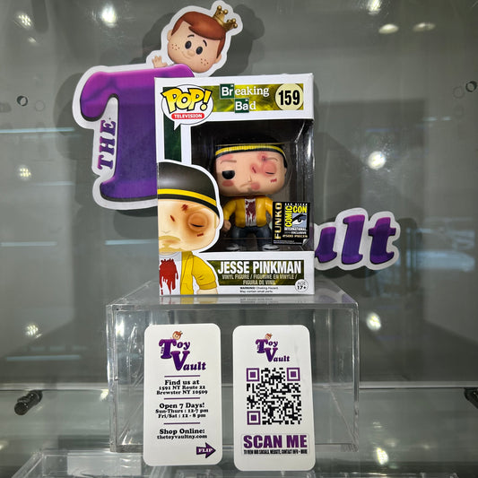 [SOLD 8.1.24] Funko Pop! Television Breaking Bad - Jesse Pinkman (Beat Up) #159 2014 San Diego Comic Con Exclusive LE 2500