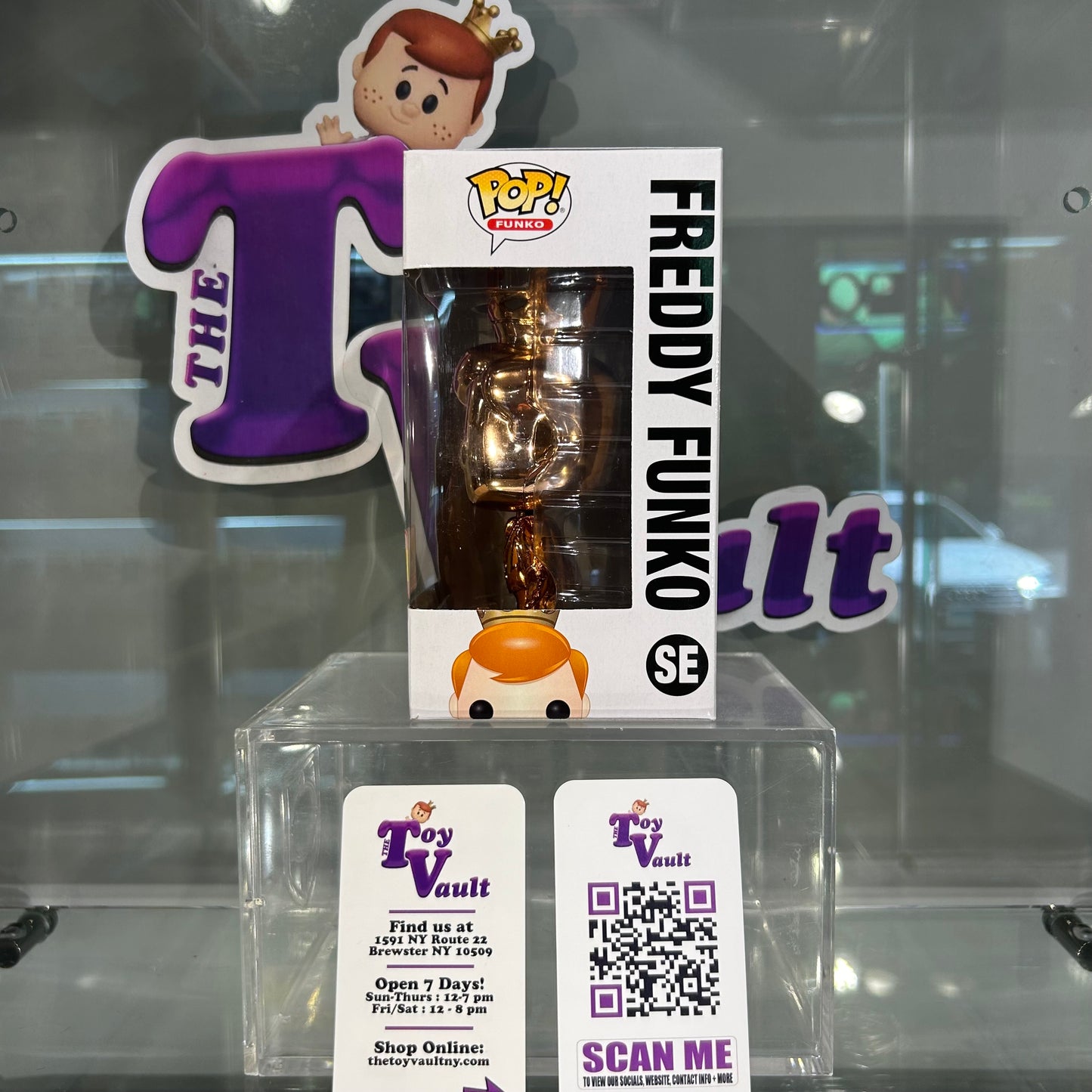 Funko Pop! Icons - Freddy Funko (Orange Chrome) SE 2018 San Diego Comic Con Exclusive LE 1000