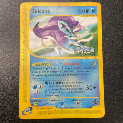 Pokemon TCG Suicune 2002 Pokemon 4 Ever Promo No. 53