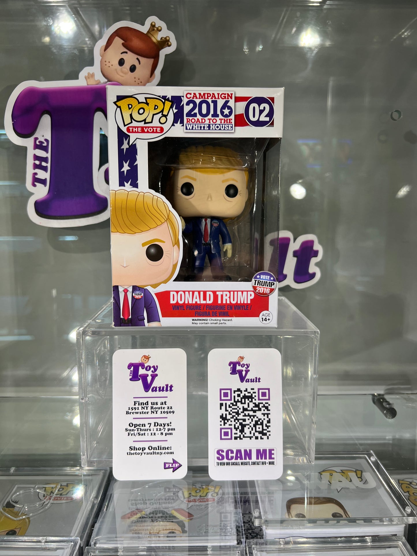 [SOLD 7.1.24] Funko Pop! Icons Politics Road to the White House 2016 - Donald Trump #02