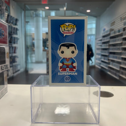 [SOLD 9.10.24] Funko Pop! DC Heroes Universe - Superman #07 Metallic Chase (Blue Label)