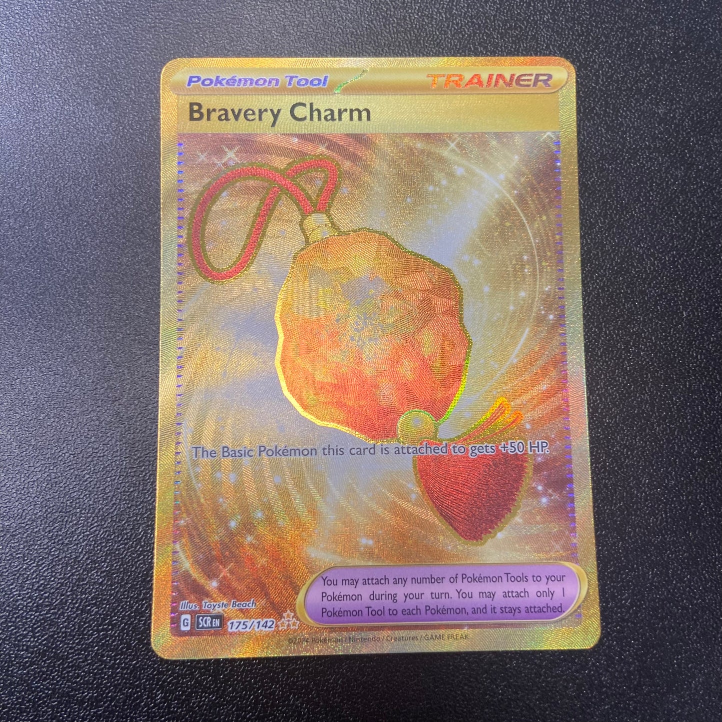 Pokemon TCG Bravery Charm 175/142 Stellar Crown